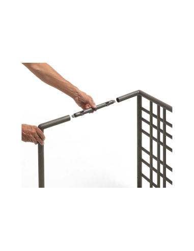 PARAVENTI-SEPARE': vendita online SIPARIO 2 FIORIERA TERRA CM.70,3X35X140,6H in offerta