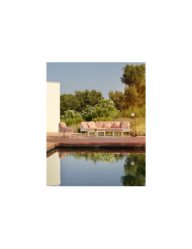 SALOTTINI: vendita online KOMODO ELEMENTO CENTRALE CM.72X78X88H BIANCO-AVOCADO SUNBRELLA in offerta