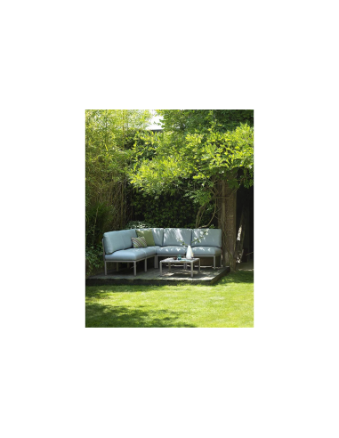 SALOTTINI: vendita online KOMODO ELEMENTO CENTRALE CM.72X78X88H BIANCO-AVOCADO SUNBRELLA in offerta