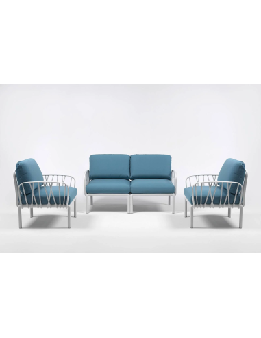 SALOTTINI: vendita online KOMODO ELEMENTO CENTRALE CM.72X78X88H BIANCO-AVOCADO SUNBRELLA in offerta