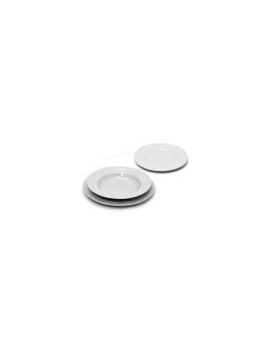 PIATTI: vendita online PIATTO FONDO BIANCO 23CM PRAGA PORCELLANA SATURNIA in offerta