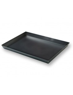 TEGLIE FERRO-ALLUMINIO-ACCIAIO: vendita online TEGLIA RETTANGOLARE IN LAMIERA BLU 60X40X3 CM BALDASSARE AGNELLI in offerta