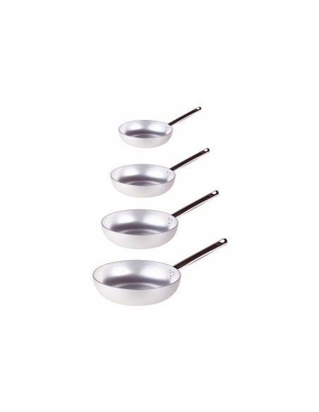 ALLUMINIO MM.3: vendita online BATTERIA SET PADELLE SVASATE ALTE Ø 24-28-32-36CM IN ALLUMINIO BALDASSARE AGNELLI in offerta