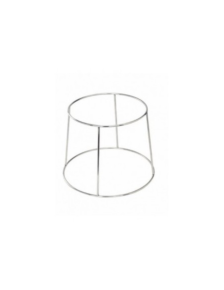 SUPPORTO PER VASSOIO FRUTTI DI MARE IN ACCIAIO CROMATO 20 CM