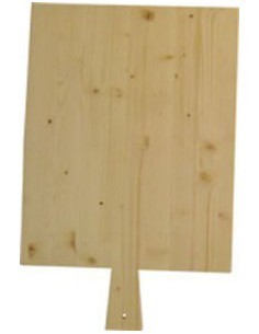 VASSOI-TAGLIERI LEGNO: vendita online TAGLIERE PER PIZZA IN LEGNO 82X40 CM MEETING in offerta