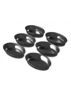 CONF 6 OVALI 40271 LISCIA CON BORDO 10X6