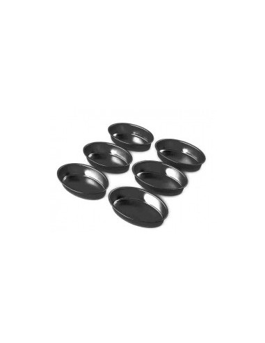 CONF 6 OVALI 40271 LISCIA CON BORDO 10X6