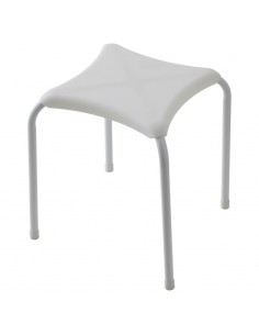 SGABELLO 868001 ABS/METALLO BIANCO 2