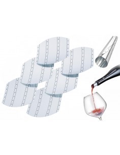 ACCESSORI: vendita online 6 VERSATORI WINE STOPPER IN ALLUMINIO KAUFGUT in offerta