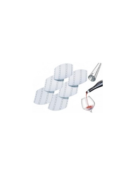 ACCESSORI: vendita online 6 VERSATORI WINE STOPPER IN ALLUMINIO KAUFGUT in offerta