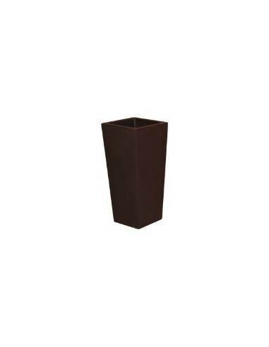 VASI-FIORIERE: vendita online VASO ALTO IN RESINA GENESIS CACHE-POT QUADR H100 BRONZO in offerta