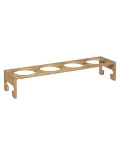 SET 5 PEZZI 179622 VASETTI C/MENSOLA BAMBOO 2