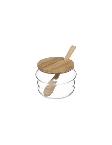 SET 5 PEZZI 179622 VASETTI C/MENSOLA BAMBOO