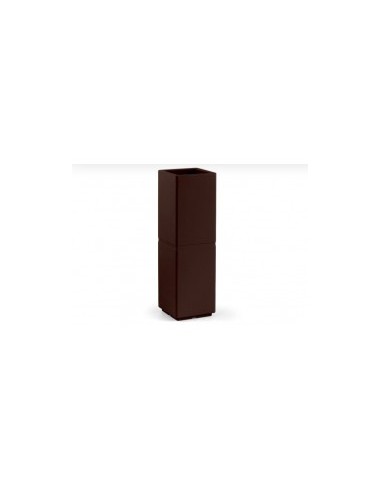 VASI-FIORIERE: vendita online VASO ALTO A COLONNA 24X24X80CM IN RESINA PATIO BRONZO in offerta