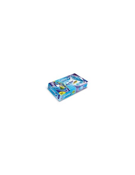 GUANTI MONOUSO BLU IN TPE 100 PZ L
