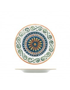 PIATTI: vendita online PIATTO FRUTTA 21 CM CAPRI ISCHIA PORCELLANA SATURNIA in offerta 2