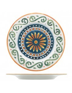 PIATTI: vendita online PIATTO PIANO 28 CM CAPRI ISCHIA PORCELLANA SATURNIA in offerta 2