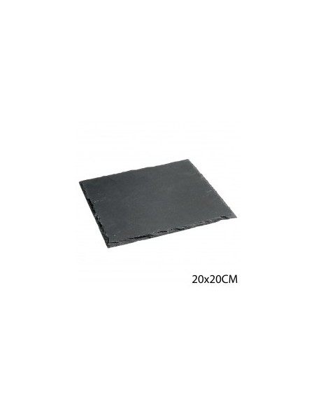 PIATTO ARDESIA 20X20CM