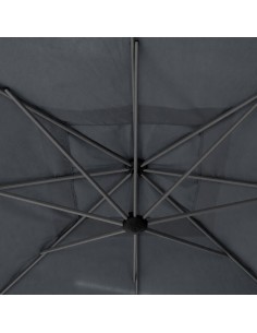 OUTLET: vendita online OMBRELLONE MANOA 2,5X2,5 ARDESIA (NO BASE) in offerta 2