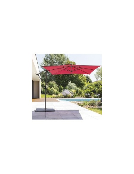 OUTLET: vendita online OMBRELLONE 2,5X2,5 GRANATO (NO BASE) in offerta