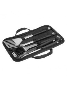 SET BARBECUE 167967 4 UTENSILI CON VALIGETTA
