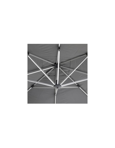 OMBRELLONI: vendita online OMBRELLONE EQUADOR 3X3 GRIGIO CON LED (NO BASE) in offerta