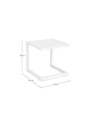TAVOLI: vendita online TAVOLINO HILDE 40X40 BIANCO 0662915 in offerta