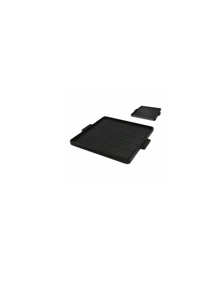 PIASTRE COTTURA PIETRA: vendita online PIASTRA COTTURA QUADRATA CM. 38X38 DOUBLE FACE IN GHISA SMALTATA in offerta