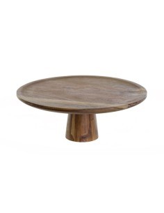 ALZATE-PORTATORTE-ESPOSITORI: vendita online VASSOIO PC207683 ACACIA 36X36X14CM CON PIEDE in offerta
