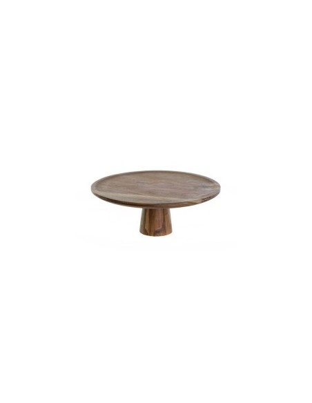 ALZATE-PORTATORTE-ESPOSITORI: vendita online VASSOIO PC207683 ACACIA 36X36X14CM CON PIEDE in offerta
