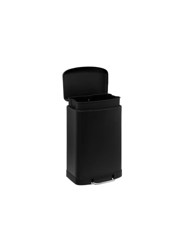 PATTUMIERA PEDALE 186155B METALLO 50LT NERO