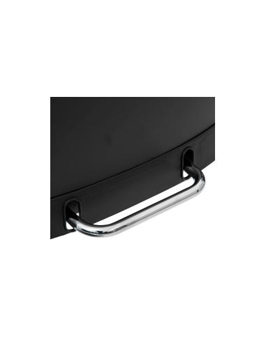 PATTUMIERA PEDALE 186155B METALLO 50LT NERO