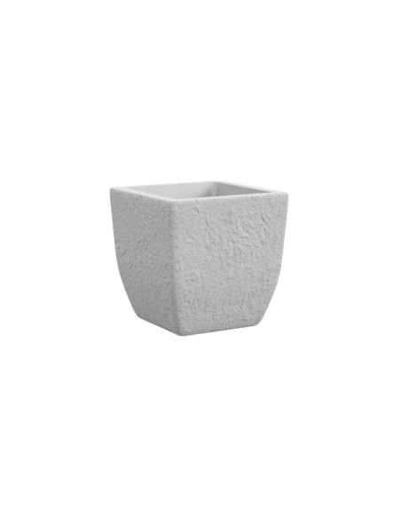 VASI-FIORIERE: vendita online FIORIERA VASO LITHOS 40CM. BIANCO PIETRA in offerta