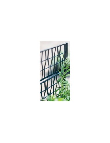 VASI-FIORIERE: vendita online FIORIERA ETHICA RETTANGOLARE CM 80X36 H 140 COLOR GRAFITE CON SPALLIERA in offerta
