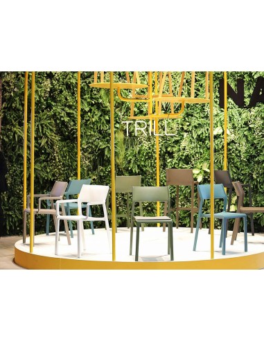 SEDIE - POLTRONE: vendita online SEDIA TRILL BISTROT ANTRACITE in offerta