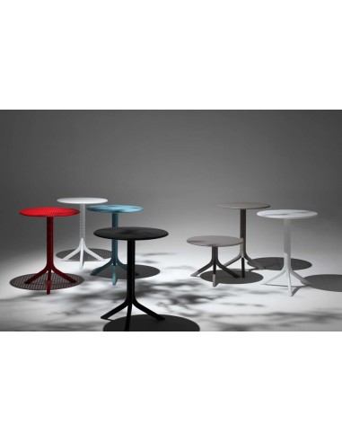 TAVOLI: vendita online TAVOLO SPRITZ ANTRACITE NARDI Ø 60,5 CM ALTEZZA 76,5 / 40 CM in offerta