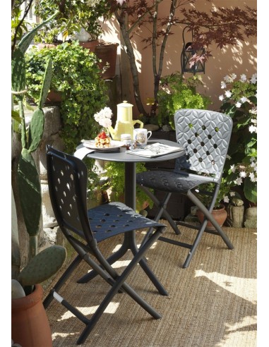TAVOLI: vendita online TAVOLO SPRITZ ANTRACITE NARDI Ø 60,5 CM ALTEZZA 76,5 / 40 CM in offerta