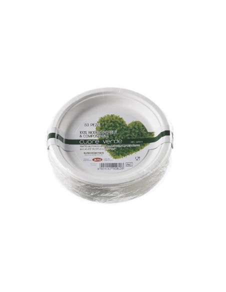 MONOUSO: vendita online BIO CF 50 PIATTO BIO ROT.DIAM.CM22,5 in offerta