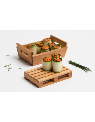 ALZATE-PORTATORTE-ESPOSITORI: vendita online CASSETTA IN LEGNO COMAS CON MANIGLIE 15 CM X 10 CM X 5 CM in offerta