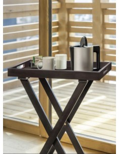 ALZATE-PORTATORTE-ESPOSITORI: vendita online PORTAVALIGIE PIEGHEVOLE ABERT IN LEGNO CM.85H in offerta 2