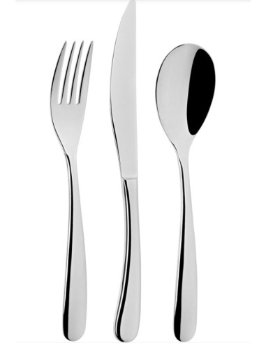 CUCCHIAI TAVOLA: vendita online CUCCHIAIO DA TAVOLA ABERT CLEVER CONFEZIONE 12 PEZZI INOX 18/10 MM.4 in offerta