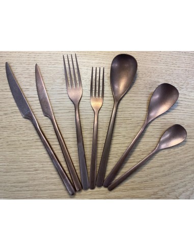 COLTELLI TAVOLA: vendita online COLTELLO DA TAVOLA COMAS CANADA VINTAGE RAME CONFEZIONE 12 PEZZI INOX 18% in offerta