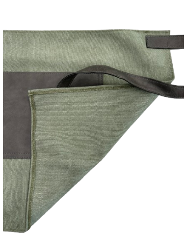 GREMBIULI: vendita online GREMBIULE WOSDE VERDE E ANTRACITE SENZA PETTORINA 58X39 CM in offerta