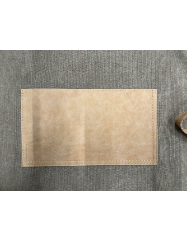 GREMBIULI: vendita online GREMBIULE WOSDE MARRONE E SABBIA CON PETTORINA CM 57x80 in offerta