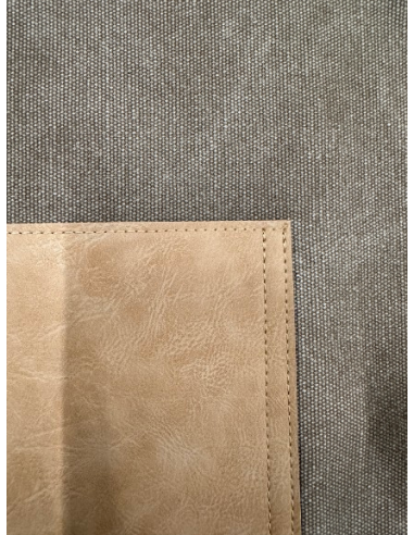 GREMBIULI: vendita online GREMBIULE WOSDE MARRONE E SABBIA CON PETTORINA CM 57x80 in offerta