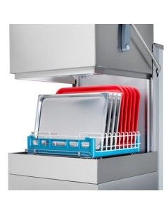 LAVASTOVIGLIE-LAVABICCHIERI: vendita online LAVASTOVIGLIE A CAPOTTINA CESTELLO 500X500 AX-100 SAMMIC in offerta 2