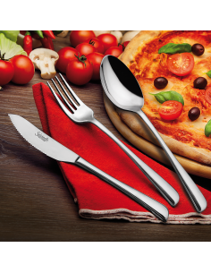 FORCHETTE TAVOLA: vendita online FORCHETTA DA TAVOLA SALVINELLI PERPIZZA CONFEZIONE 12 PEZZI INOX 18/10 in offerta 2