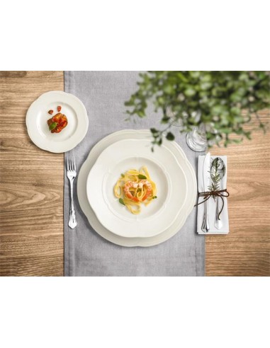 PIATTI: vendita online PIATTO FONDO HOTEL VERSAILLES CM.23 SELTMANN PORCELLANA PANNA DIAMANT in offerta