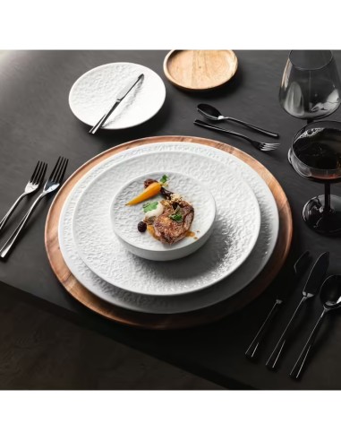 PIATTI: vendita online PIATTO PIANO NORI RILIEVO CM.28 SELTMANN PORCELLANA BIANCO in offerta