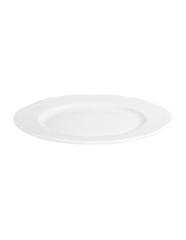 PIATTI: vendita online PIATTO PIANO TONDO HOTEL VERSAILLES CM 28 SELTMANN PORCELLANA BIANCO in offerta